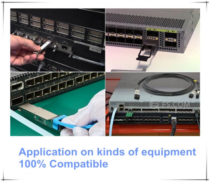 SFP Plus / 10G ตัวรับส่งสัญญาณแสง SR 850nm 300M LC เข้ากันได้กับ Cisco / แบรนด์ต่างๆ